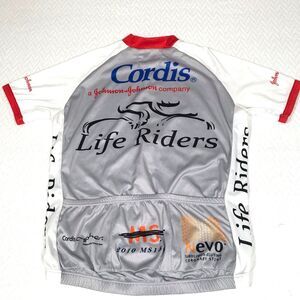 Verge Sport Men's Large Life Riders Cycling Jersey Grey Riding Outdoor